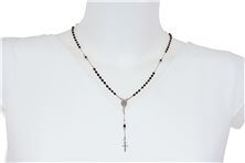 Rosario in argento