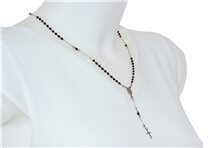 Rosario in argento