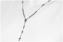 Rosario in argento