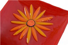 Svuotatasche rettangolare rosso
