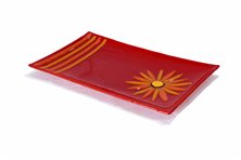 Svuotatasche rettangolare rosso