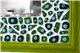 Specchio a mosaico verde
