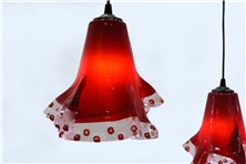 lustres tris rouge