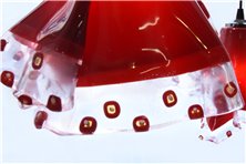 lustres tris rouge