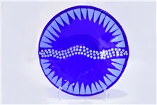 Milieu de table rond en verre “fiume”