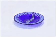 Milieu de table rond en verre “fiume”