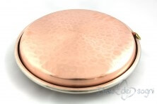 Handmade round heavy copper