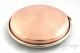 Handmade round heavy copper