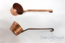 Handmade copper ladles-set