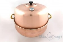 Coperchio tondo in rame