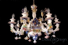 Lampadario a otto luci