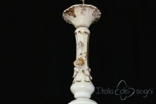 Candelabro con fiori