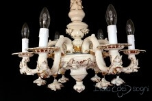 Candelabro con fiori