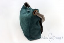 Borsa da donna, in pelle di vitello nabuk