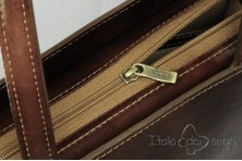 Borsa da donna in cuoio lissato