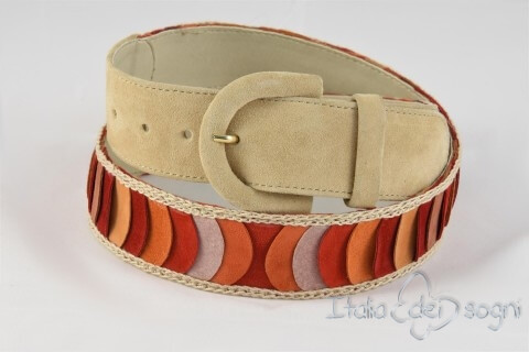 Women’s  bustier belt in calfskin leather