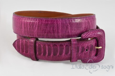 Women’s belt in suede leather