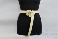 Cintura da donna in pelle