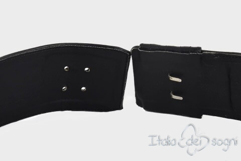 Women’s  bustier belt in calfskin leather