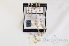 Rosary in Silver and Swarovski