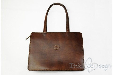 bag in refined leather