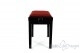 Small Bench for Piano “Rossini” - bordeaux velvet