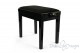 Small Bench for Piano “Rossini” - black velvet