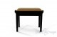 Small Bench for Piano “Rossini” - hazelnut velvet