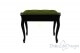 Small Bench for Piano “Vivaldi” - green velvet
