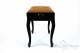 Small Bench for Piano “Vivaldi” - hazelnut velvet