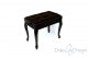 Small Bench for Piano “Vivaldi” - brown velvet