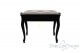 Small Bench for Piano “Vivaldi” - gray velvet