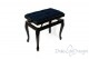 Small Bench for Piano “Vivaldi” - blue velvet