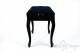 Small Bench for Piano “Vivaldi” - blue velvet