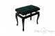 Tabouret de piano « Vivaldi» - velours bleu clair