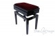 Small Bench for Piano “Verdi” - bordeaux velvet
