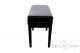 Small Bench for Piano “Verdi” - gray velvet