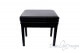 Tabouret de piano « Verdi» - velours gris