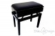 Small Bench for Piano “Verdi” - real leather black