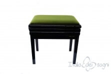 Small Bench for Piano “Verdi” - green velvet