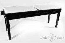 Bench for Piano “Mascagni” - real leather white