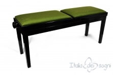 Bench for Piano “Mascagni” - green velvet