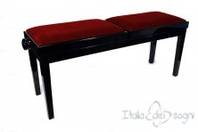 Bench for Piano “Mascagni” - red velvet