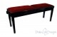 Bench for Piano “Mascagni” - red velvet