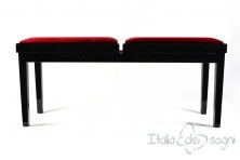 Bench for Piano “Mascagni” - red velvet