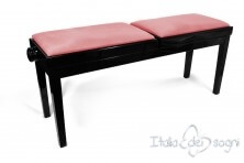 Bench for Piano “Mascagni” - pink velvet