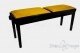 Tabouret de piano double « Mascagni» - velours d'or