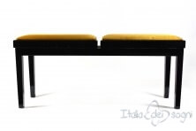 Bench for Piano “Mascagni” - gold velvet