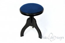 Sgabello “Tartini” - velluto blu