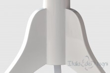 Sgabello “Tartini” - velluto grigio